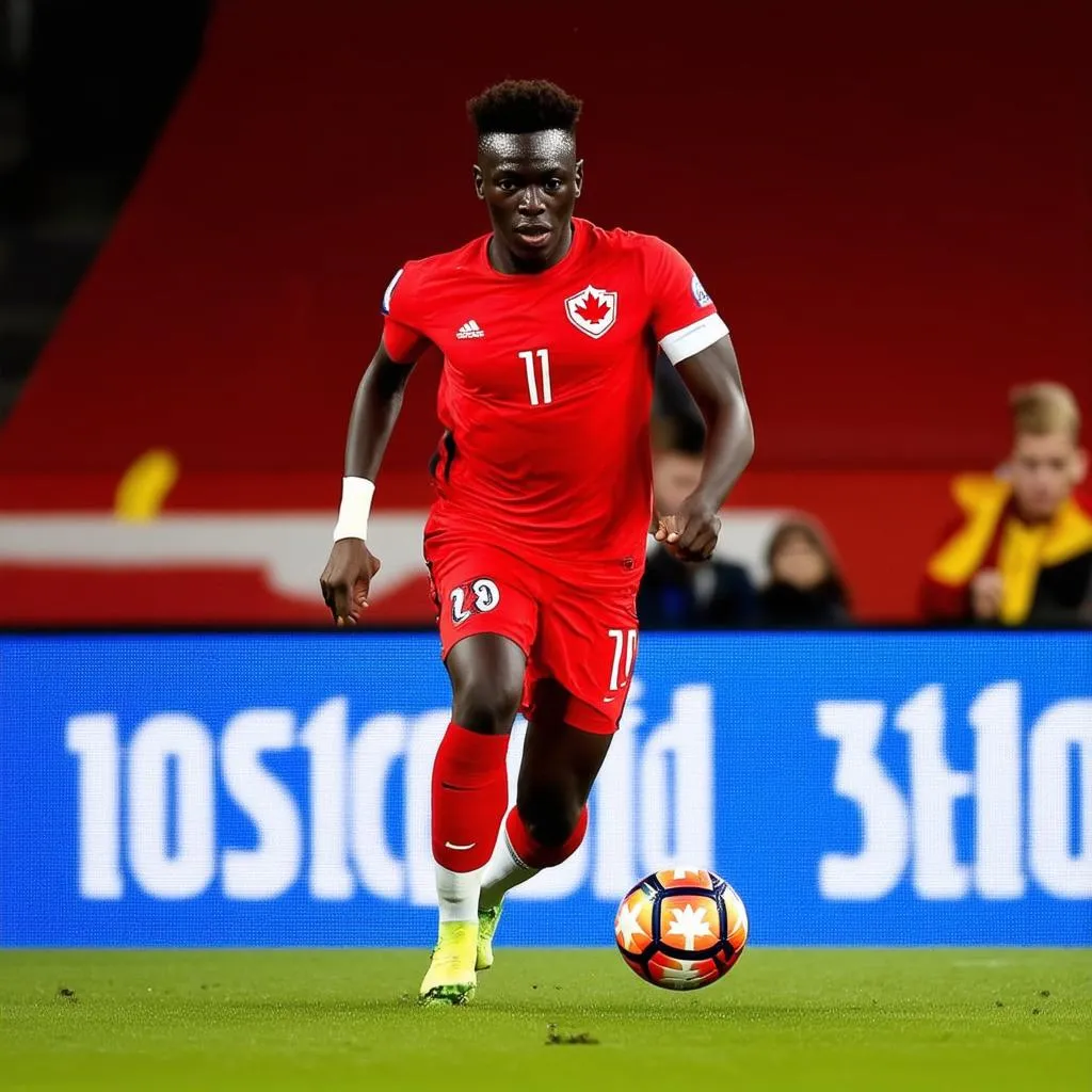 Bỉ vs Canada: Alphonso Davies 