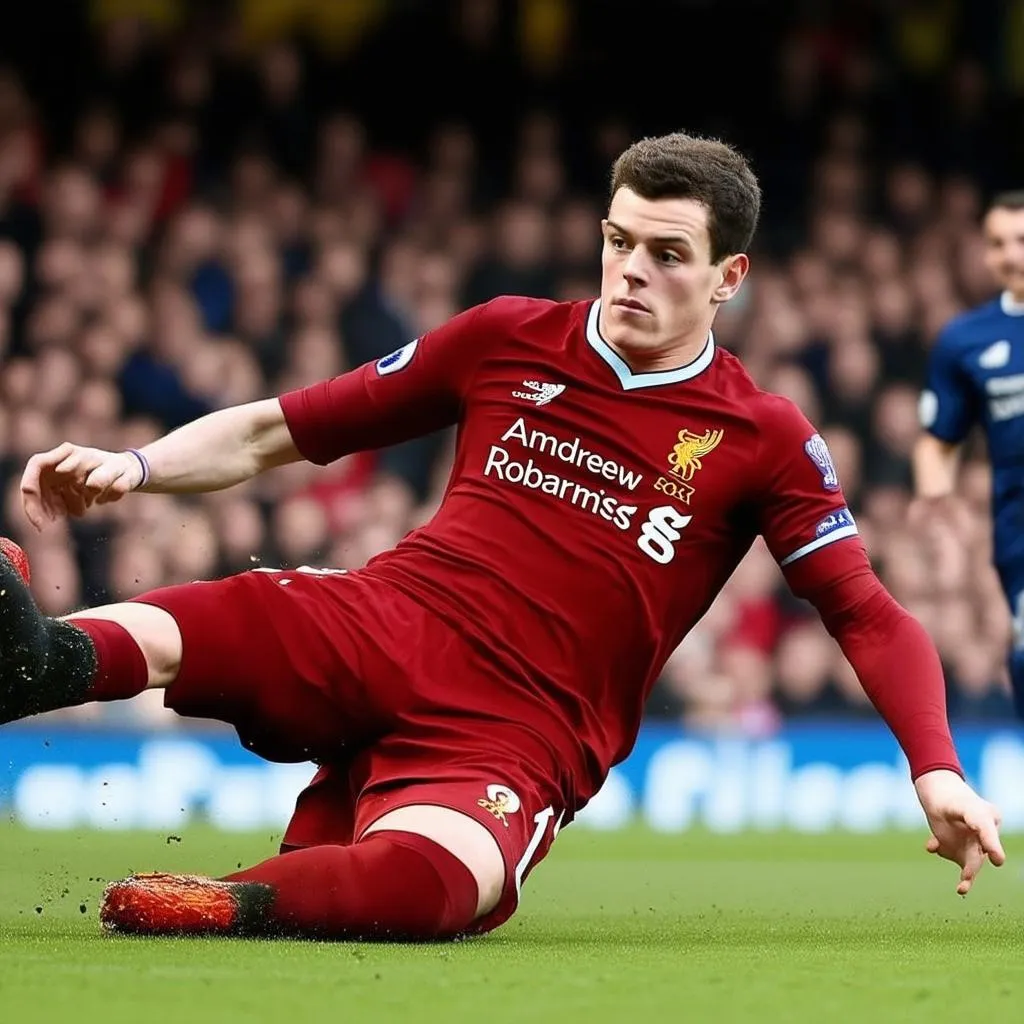 Andrew Robertson, bức tường bên cánh trái của Liverpool