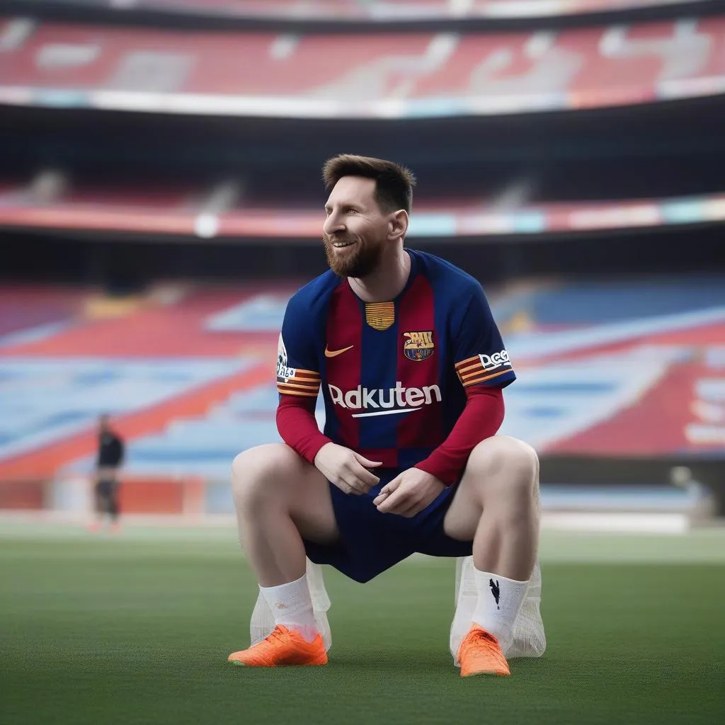 Áo Mũ Mới Bóng Đá Messi