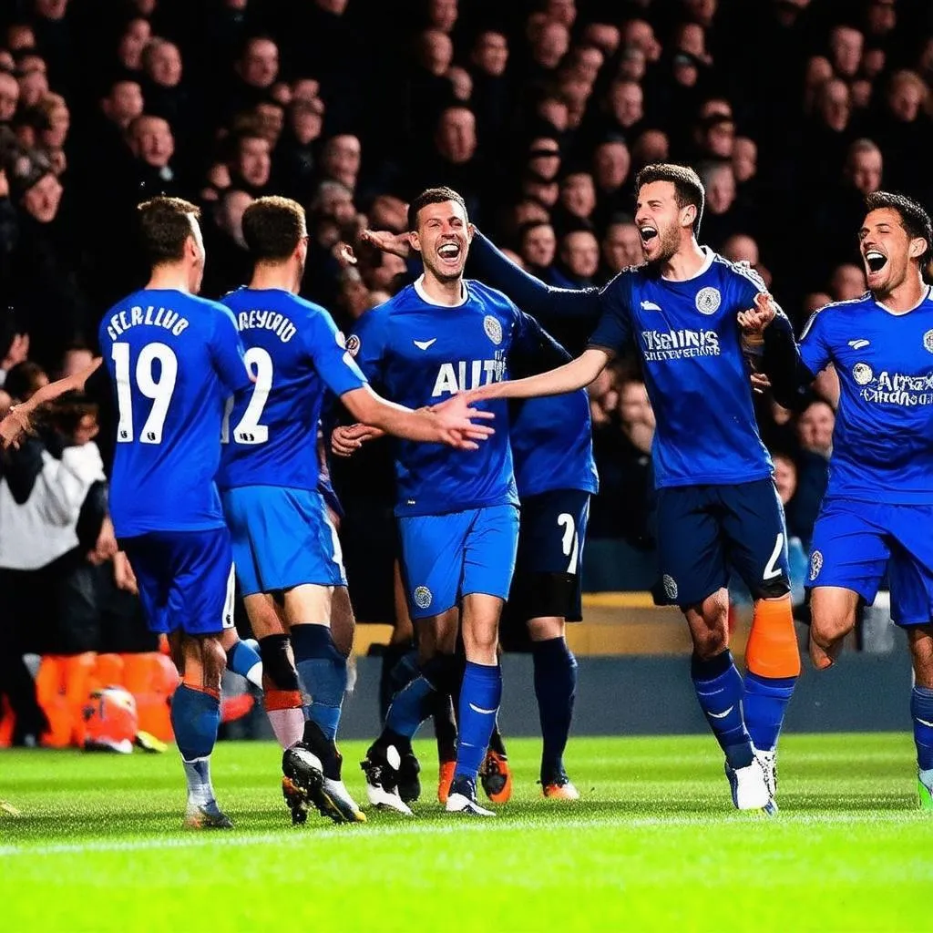 Arsenal vs Southampton Celebration