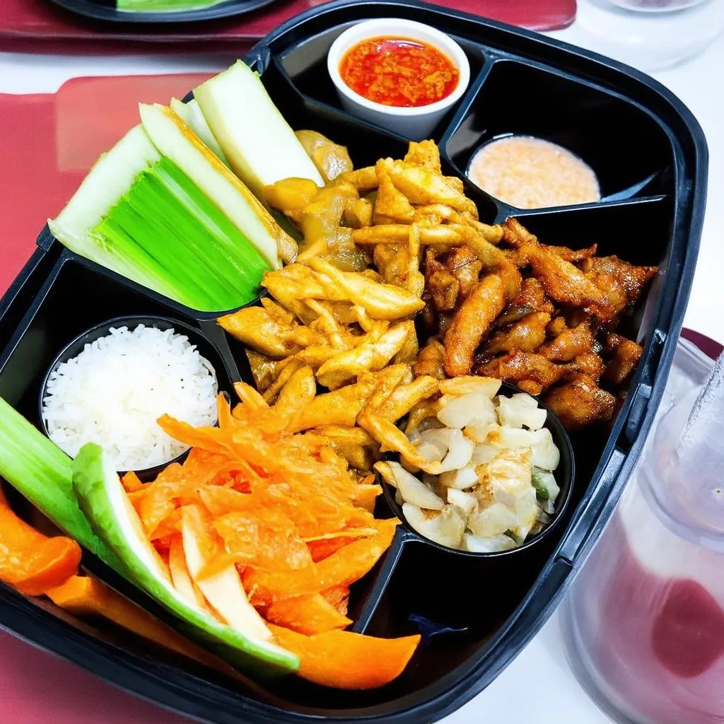 Bento Thái nước chấm