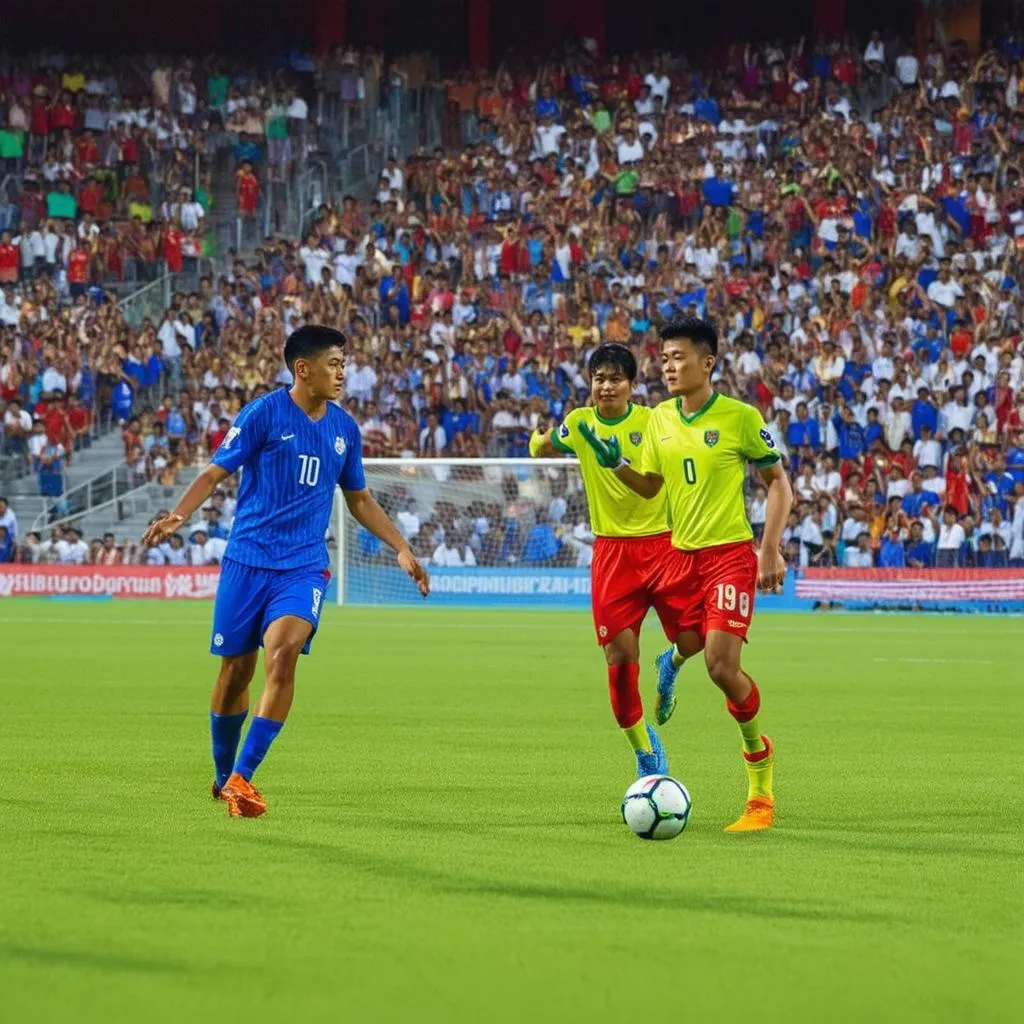 Bóng đá Nam Seagames 31 - Myanmar vs Campuchia