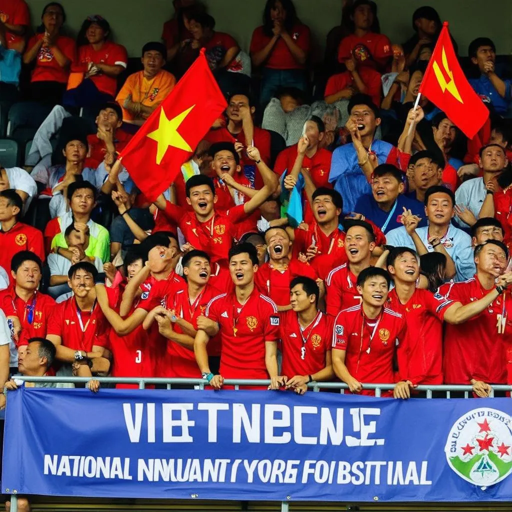 Cổ vũ U19 Việt Nam