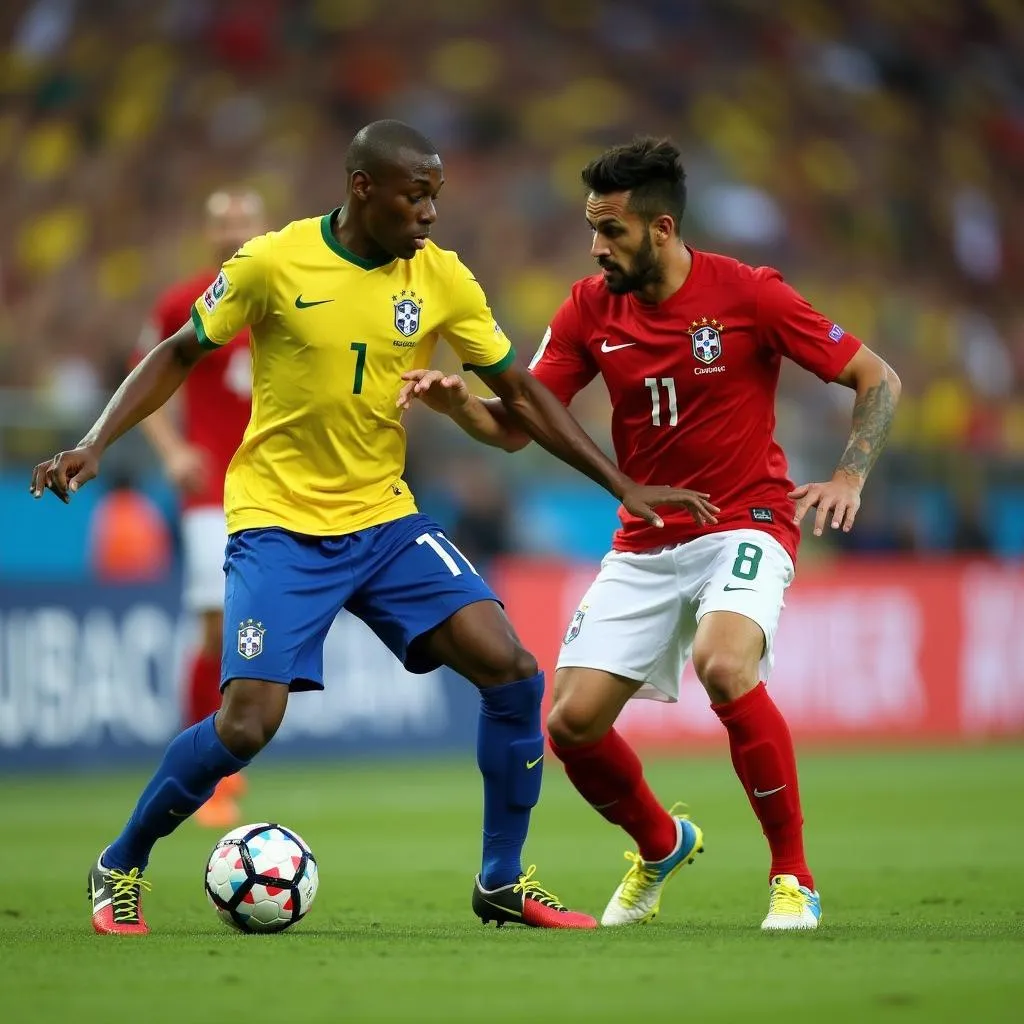 Brazil vs Peru đối đầu