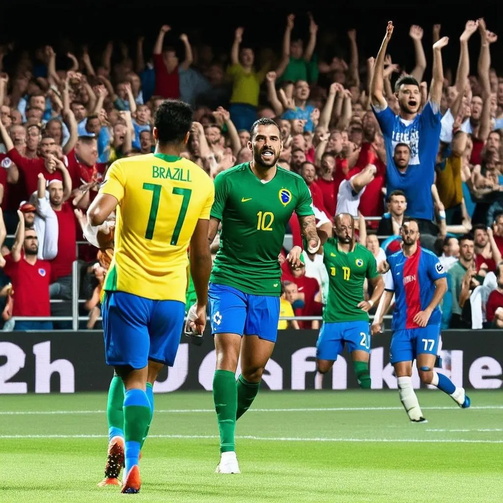 Brazil vs Serbia trận đấu bóng đá