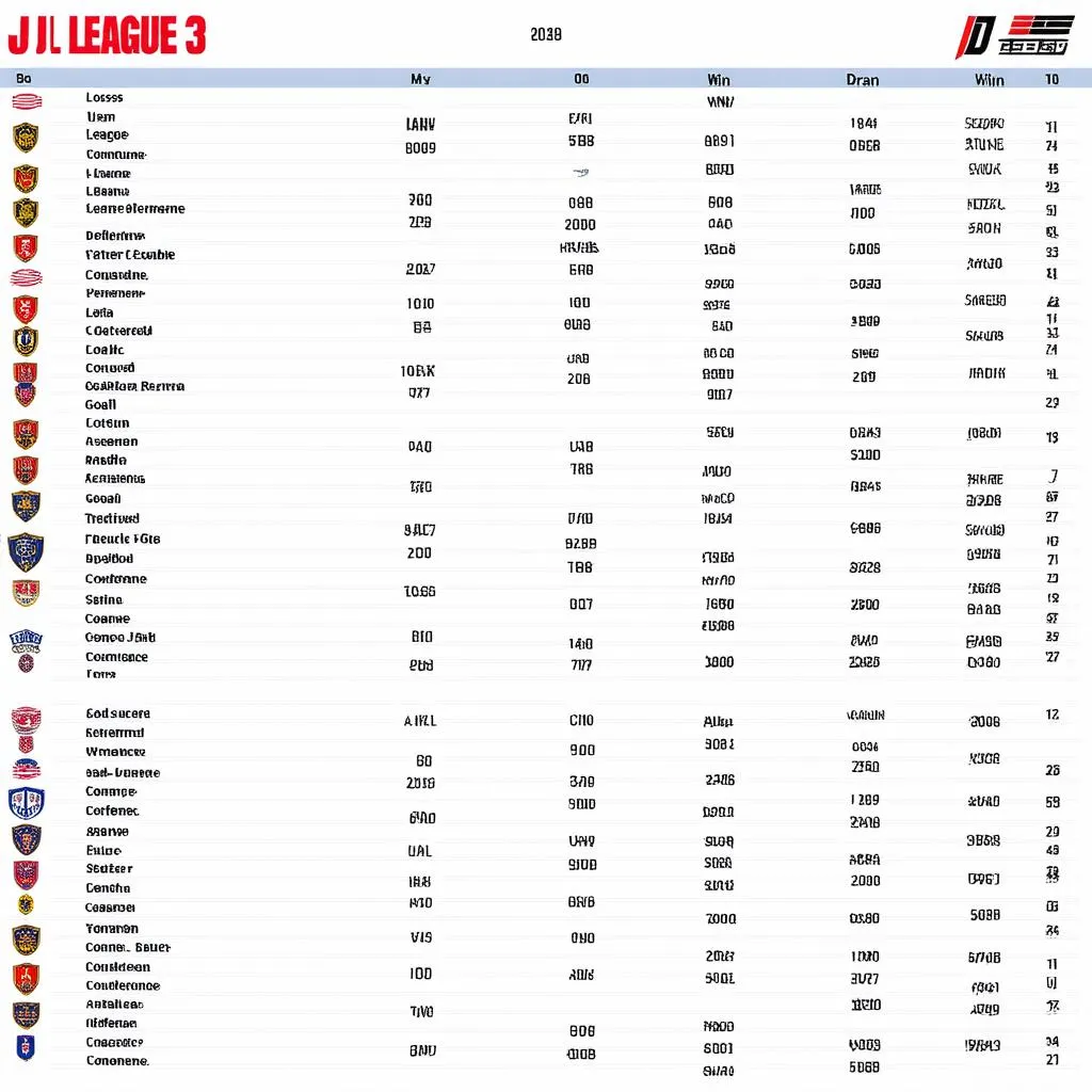 bảng-xếp- hạng-j-league-3