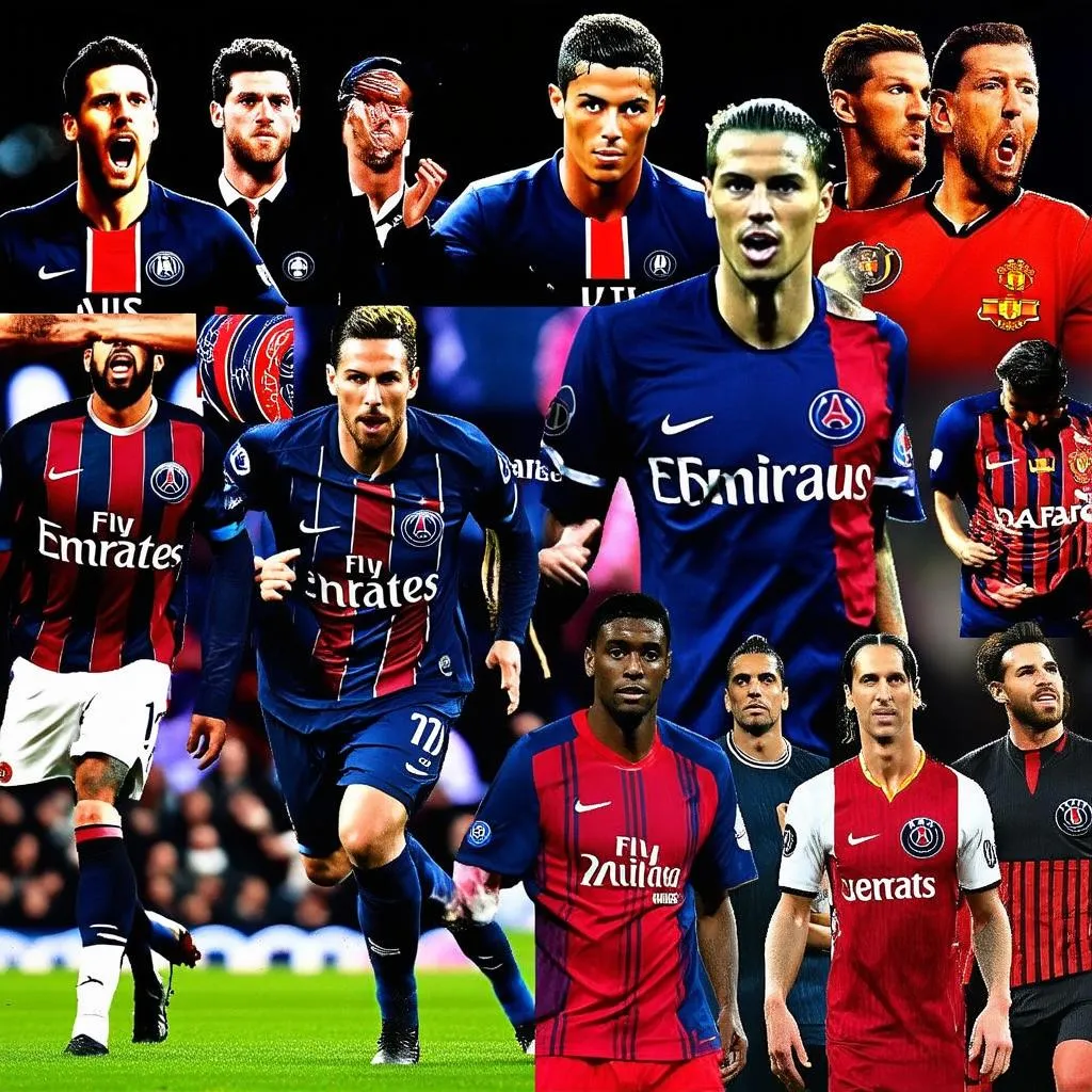 Các cầu thủ nổi tiếng của PSG và MU