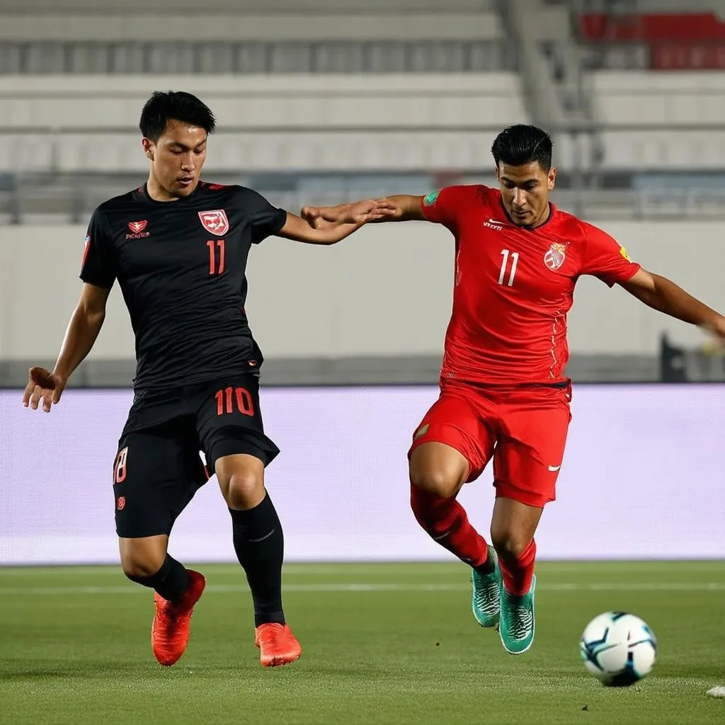 Cầu thủ bóng đá Indo vs Singapore