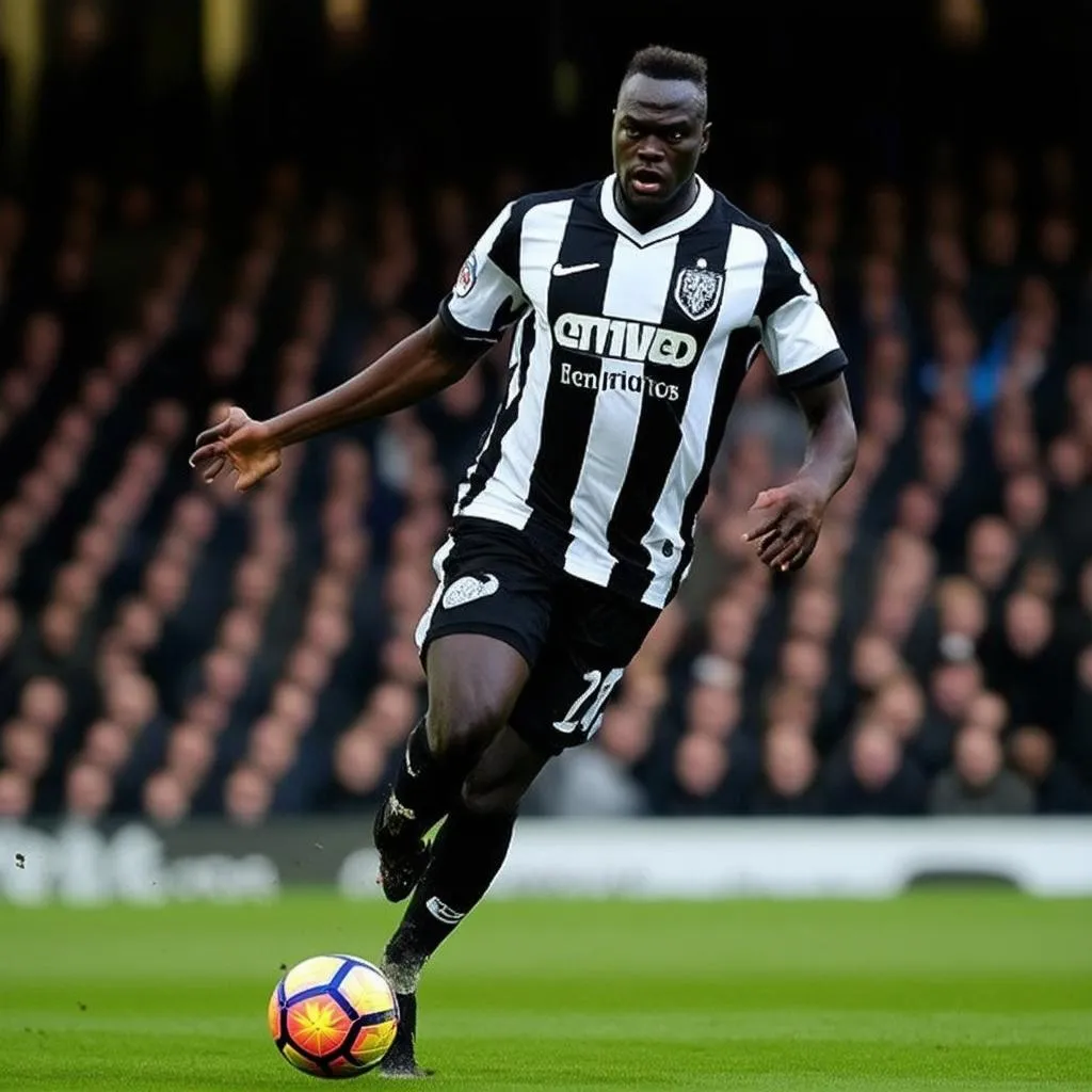 Cheick Tiote trong màu áo Newcastle United