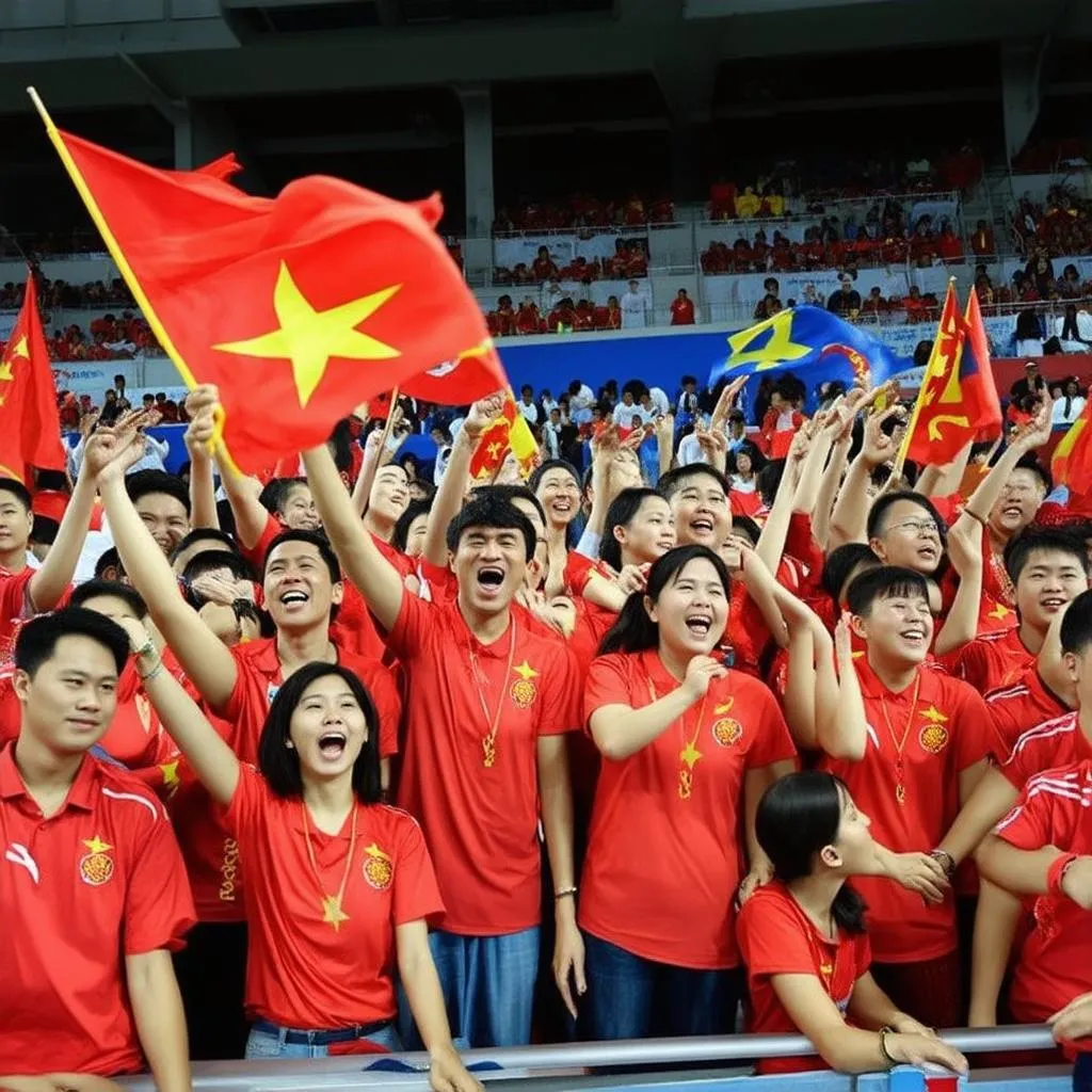 Cổ vũ đội tuyển Việt Nam tại SEA Games