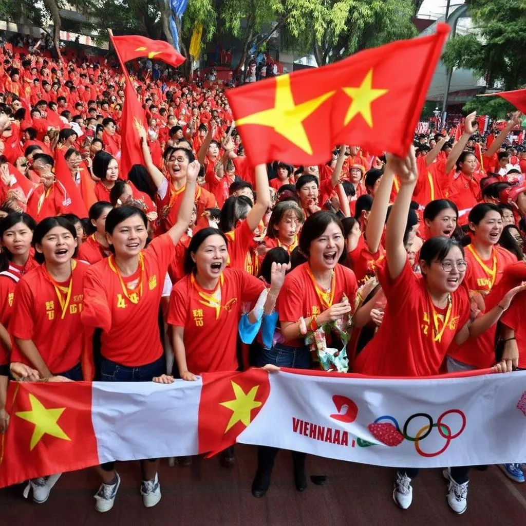 Cổ vũ Olympic Việt Nam