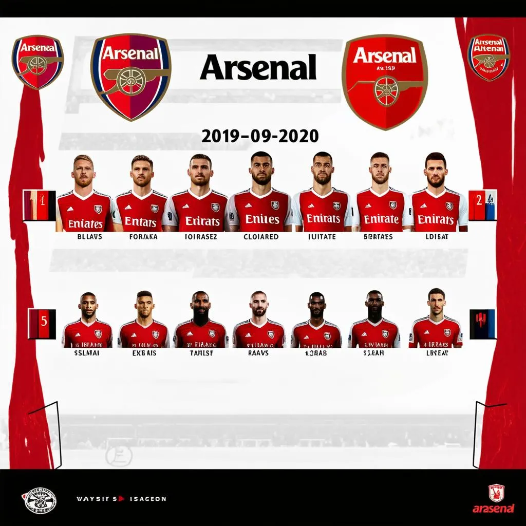 Đội Hình Arsenal 2019-2020