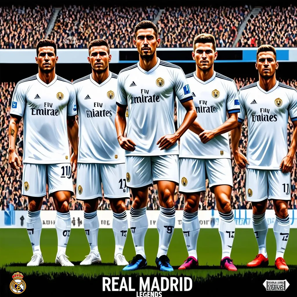 Doi hình huyền thoại của Real Madrid