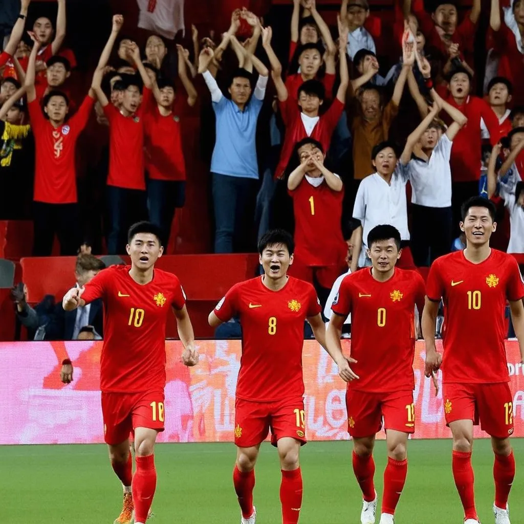 Đội tuyển Việt Nam thi đấu AFF Cup