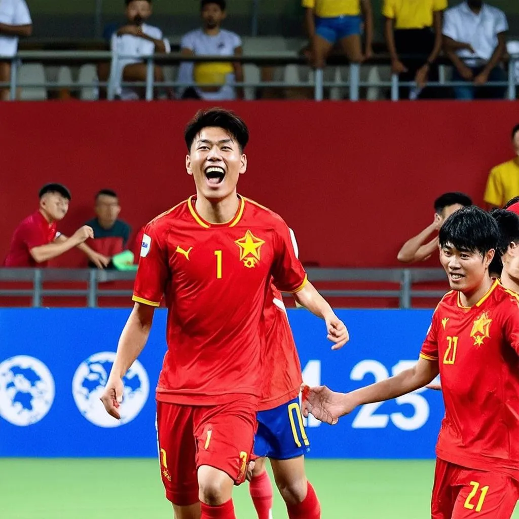 Đội tuyển Việt Nam thi đấu bóng đá Sea Games 31