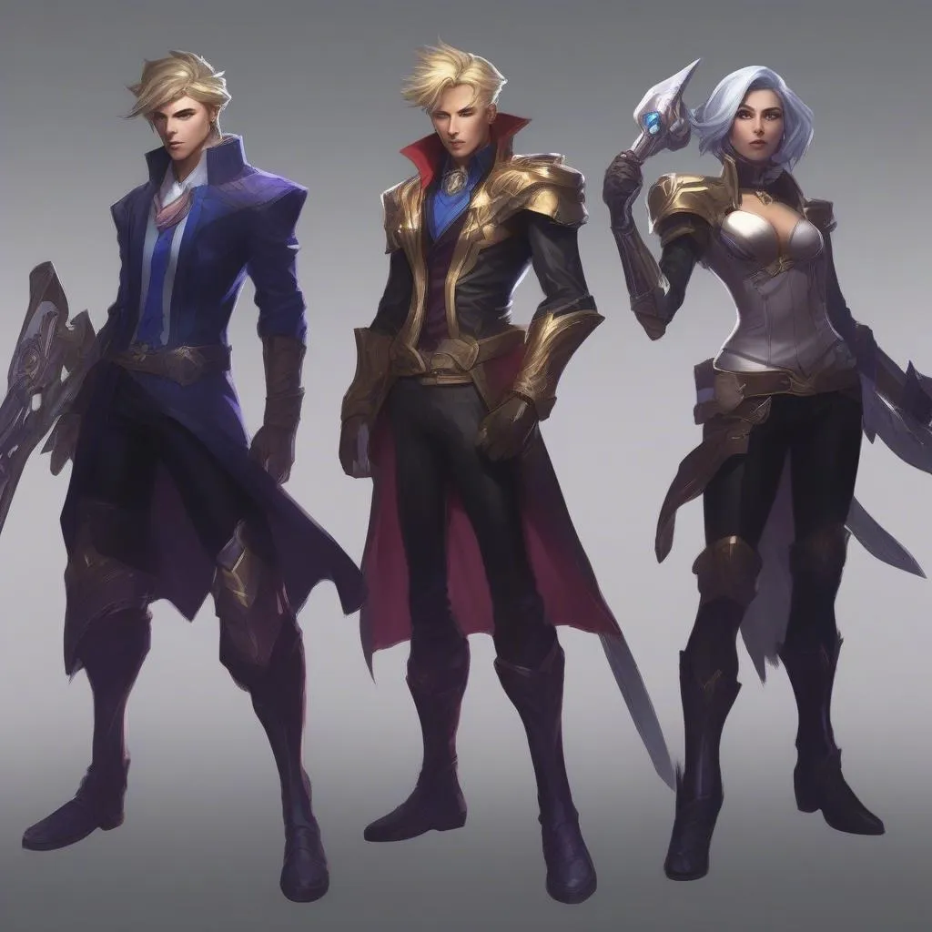 Ezreal, Vayne, Ashe Liên Minh Huyền Thoại