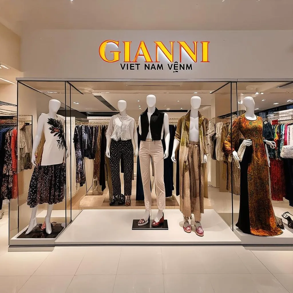 Hình ảnh thương hiệu Gianni Việt Nam