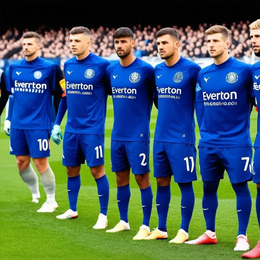 Everton đội hình