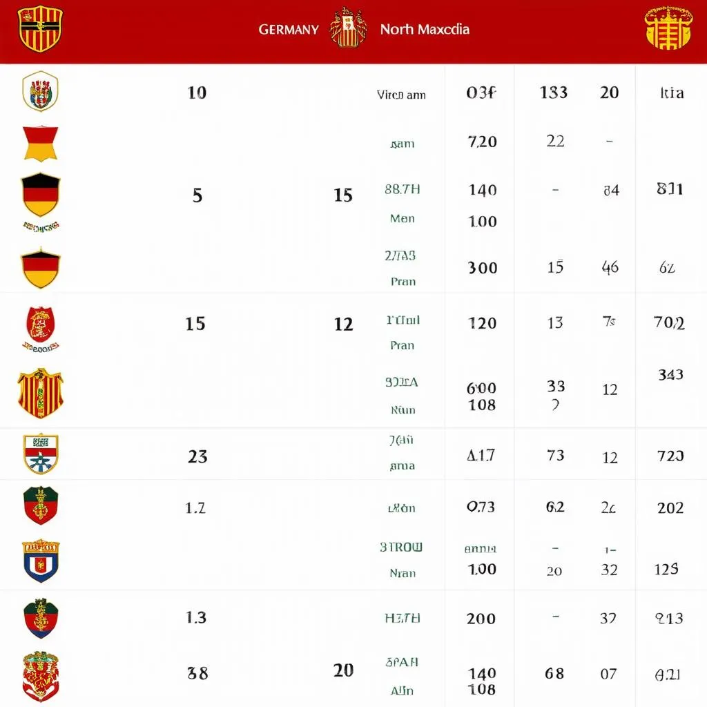 Lịch sử đối đầu Đức vs Bắc Macedonia