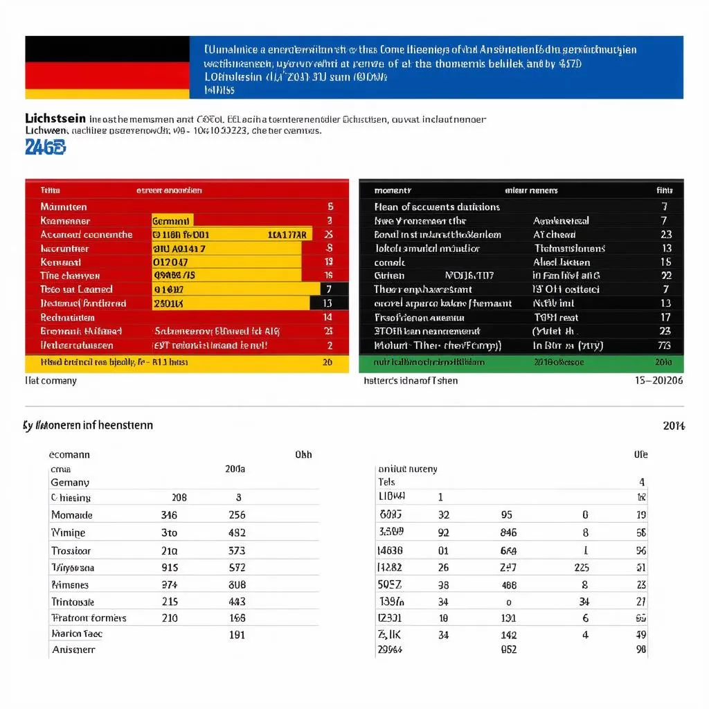 Lịch sử đối đầu Đức vs Liechtenstein