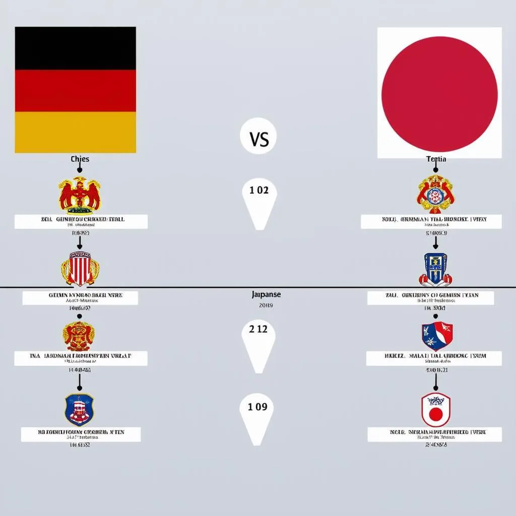 Lịch sử đối đầu Đức vs Nhật Bản