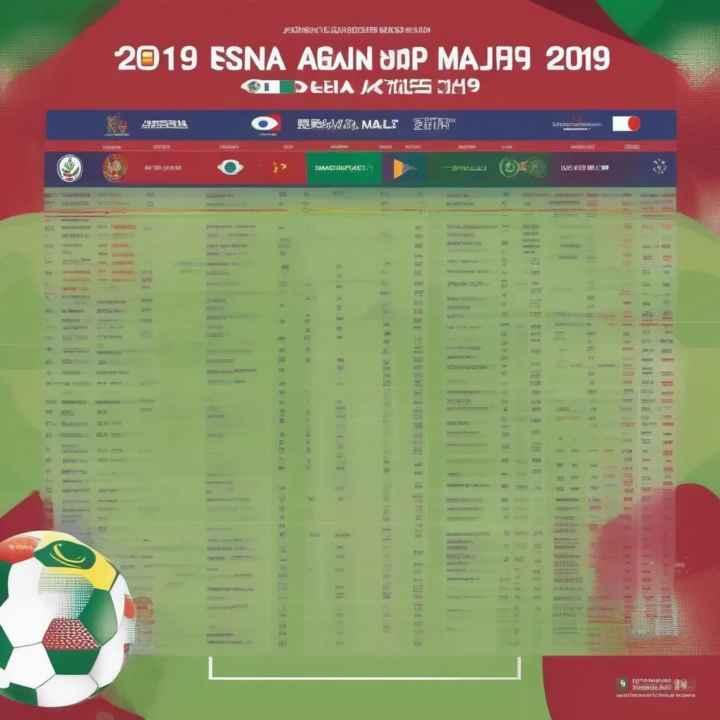 Lịch thi đấu Asian Cup 2019