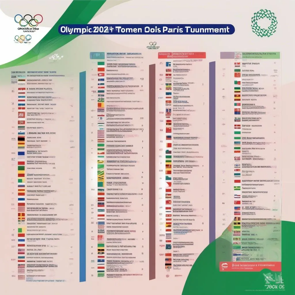 Lịch thi đấu bóng đá nữ Olympic 2024