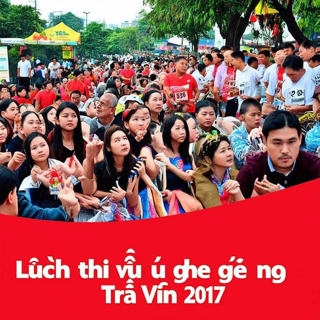 Lịch thi đấu đua ghe ngo Trà Vinh 2017