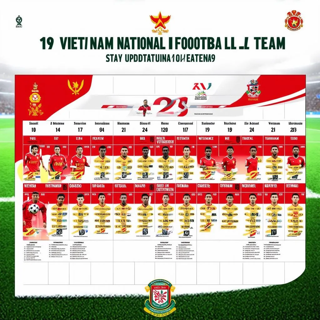 Lịch thi đấu u19 việt nam