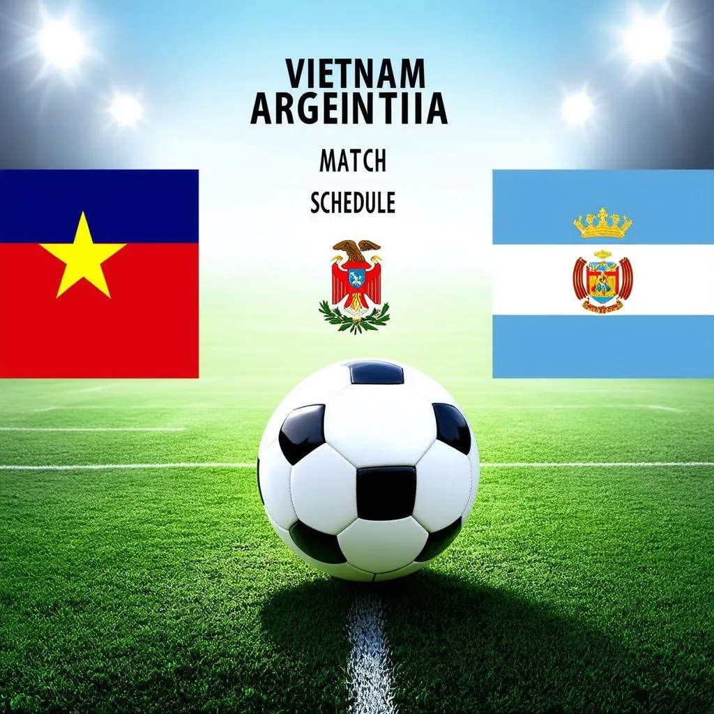 Lịch thi đấu Việt Nam Argentina