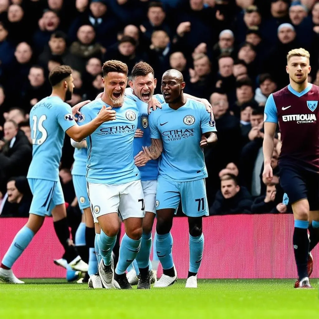 Manchester City đấu West Ham