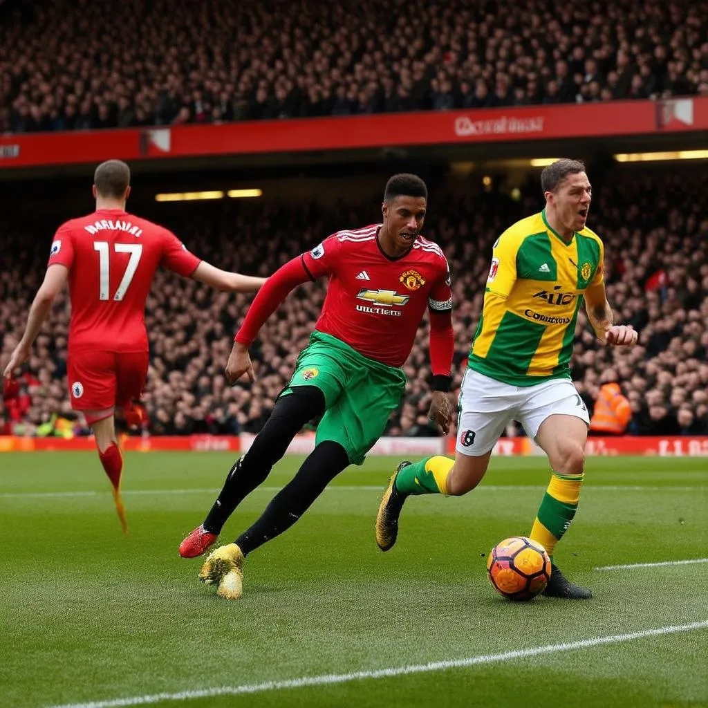 Trận đấu MU vs Norwich