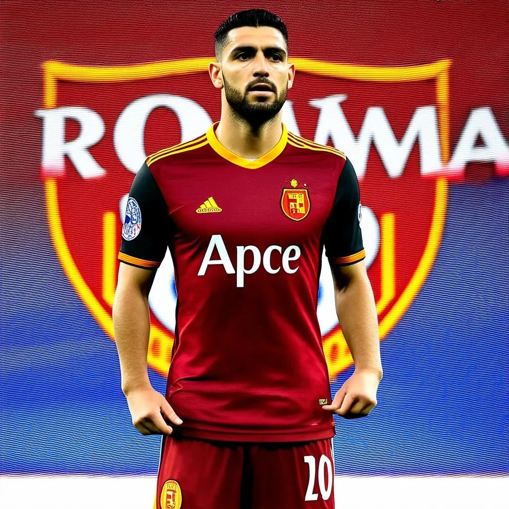 Manolas thi đấu cho AS Roma