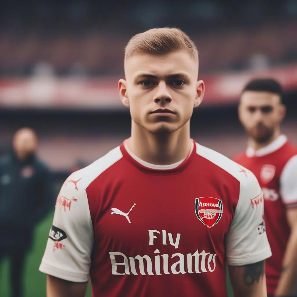 Max Meyer trong màu áo Arsenal