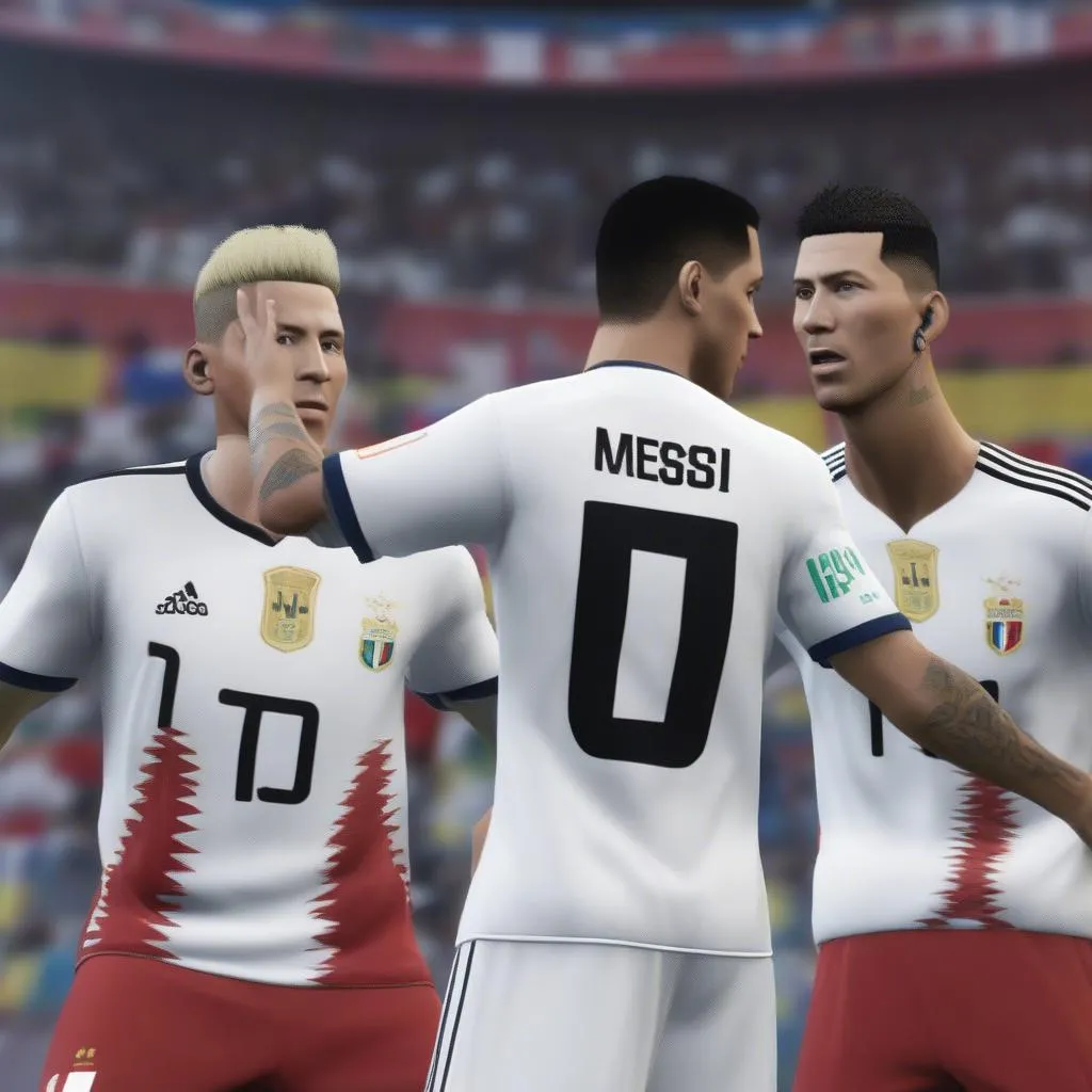 Messi Ronaldo Neymar PES 2019