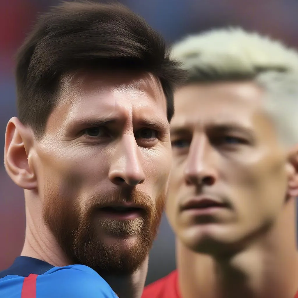 messi vs lewandowski