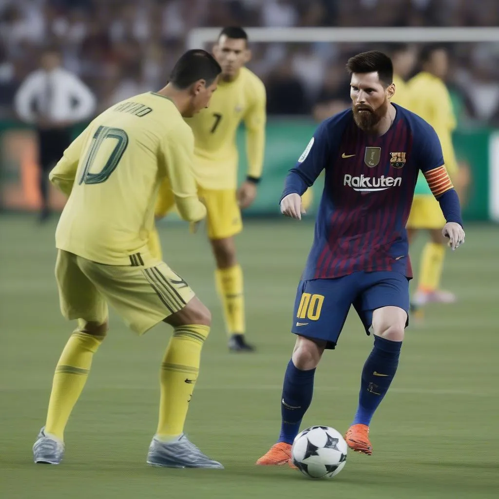 Messi và Ronaldo đối đầu