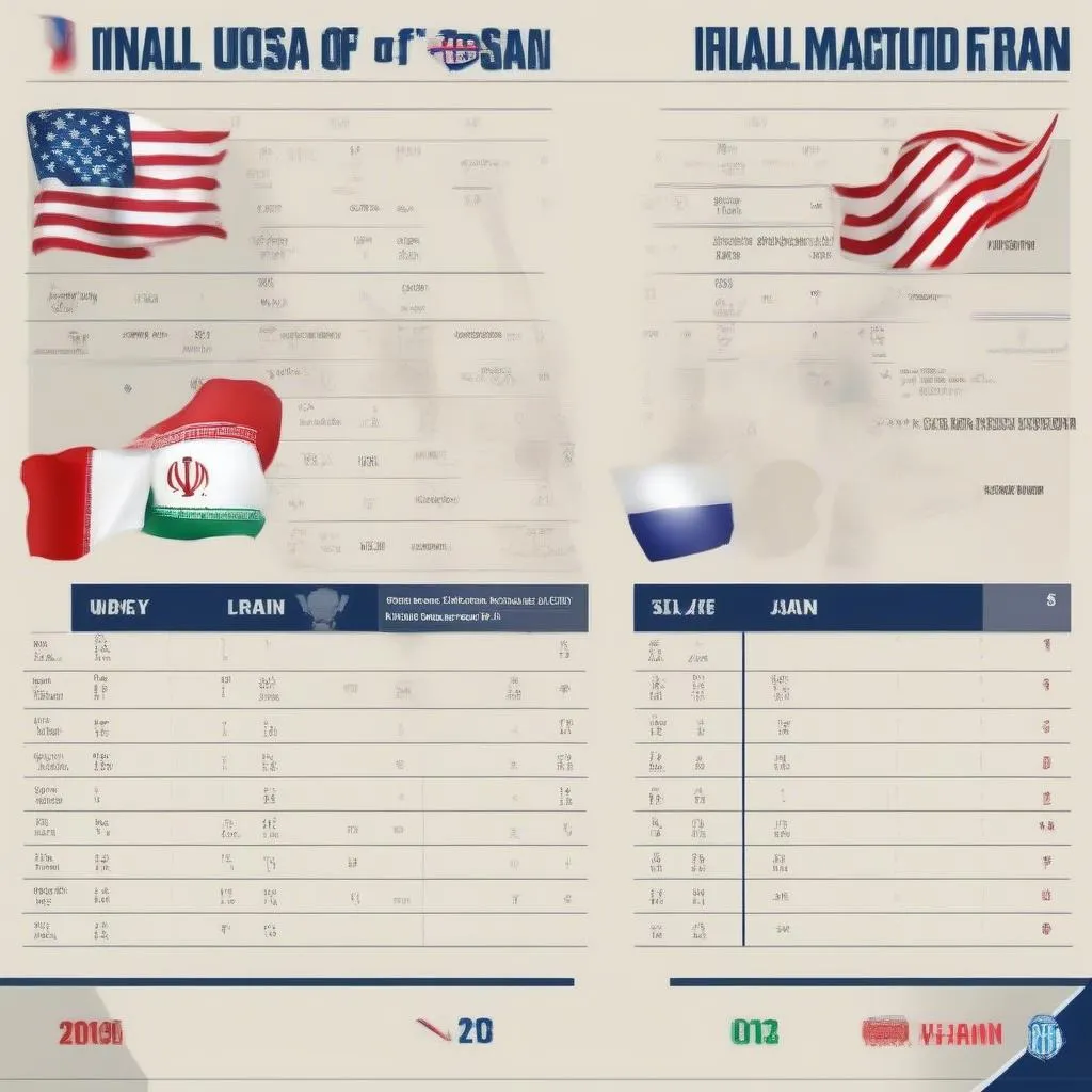 Dự Đoán Kết Quả Mỹ vs Iran