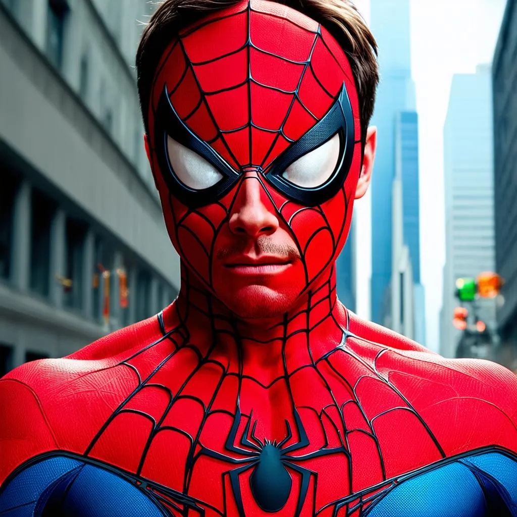 Tobey Maguire trong vai Người Nhện