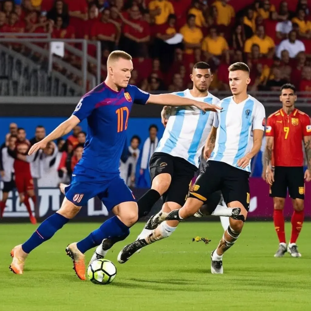 Những pha bóng đẹp mắt của U23 Tây Ban Nha vs U23 Argentina