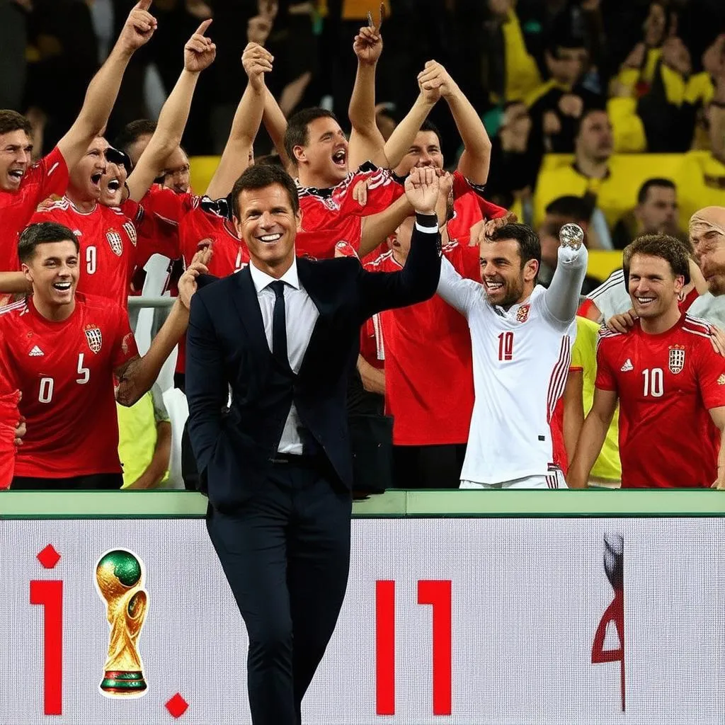 Oliver Bierhoff và đội tuyển Đức vô địch World Cup 2014