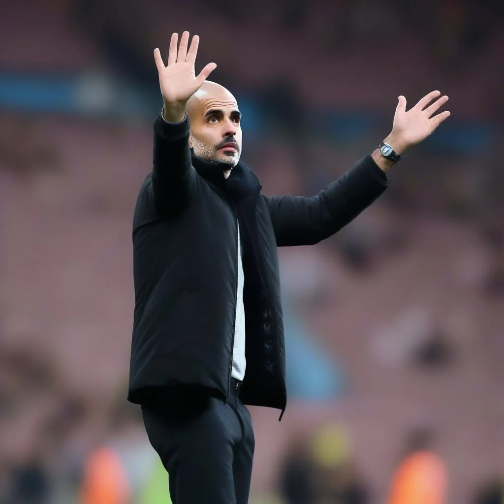 Pep Guardiola chào tạm biệt người hâm mộ Barcelona