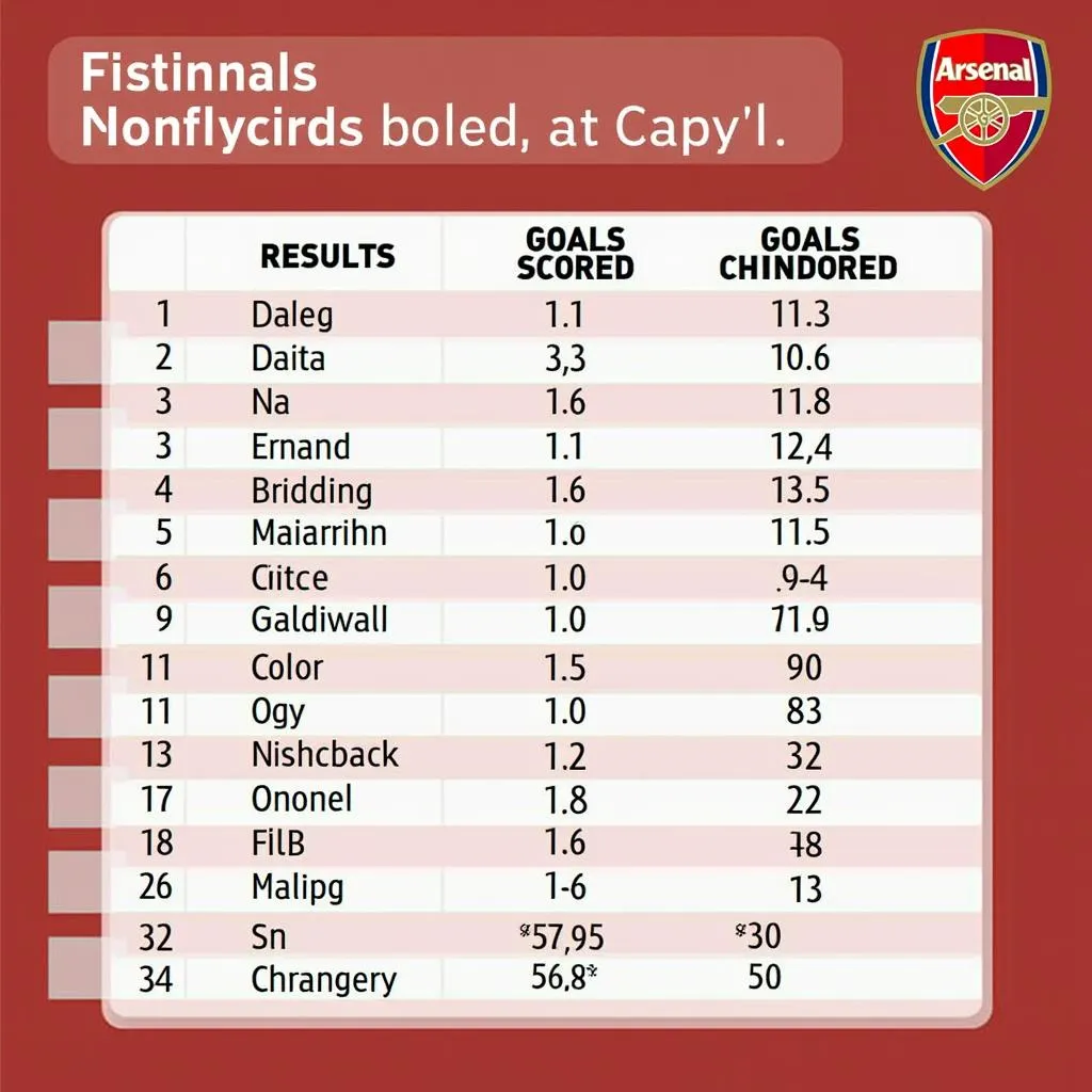 Phong Độ Gần Đây Của Arsenal Tại Ngoại Hạng Anh