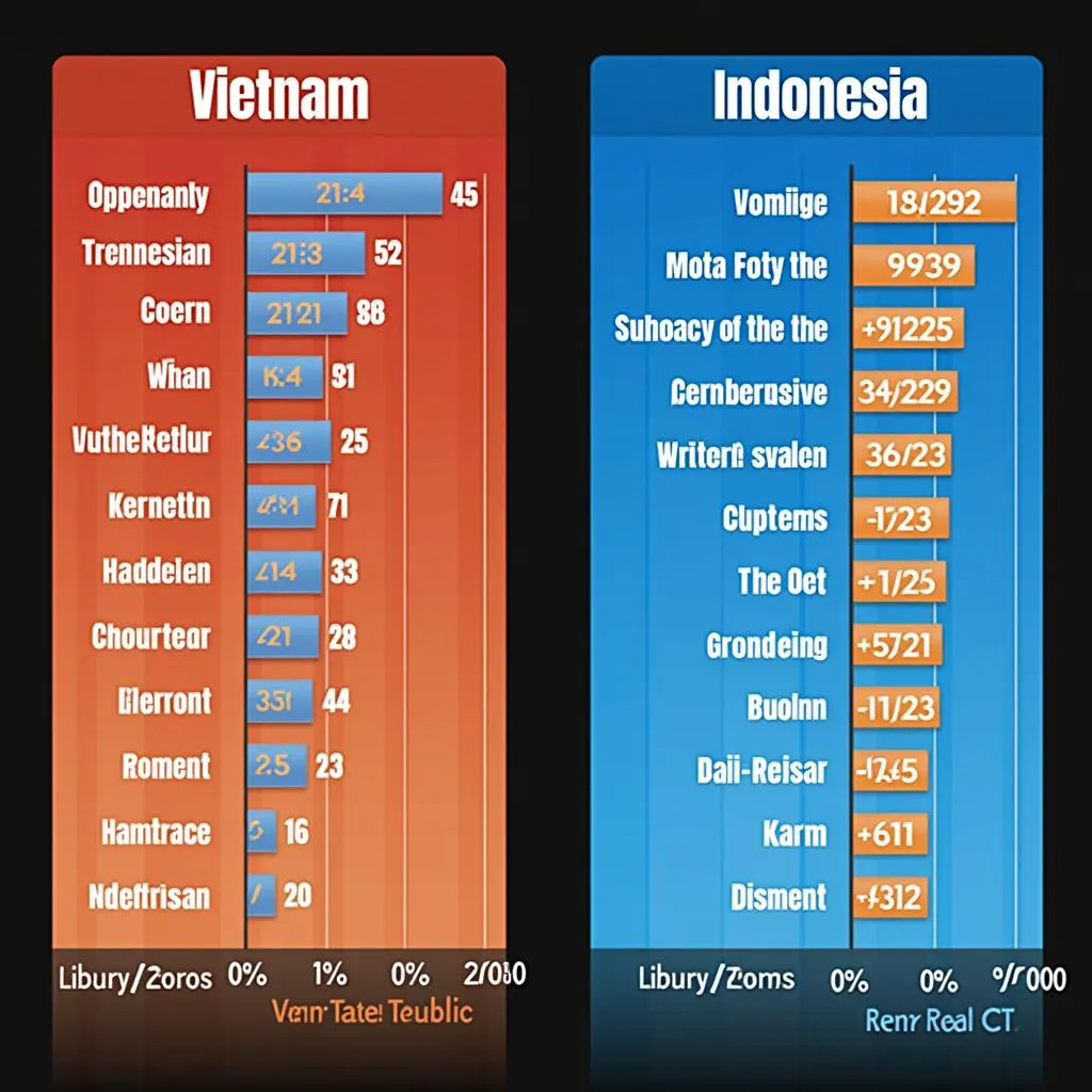 Phong độ gần đây của Việt Nam và Indonesia