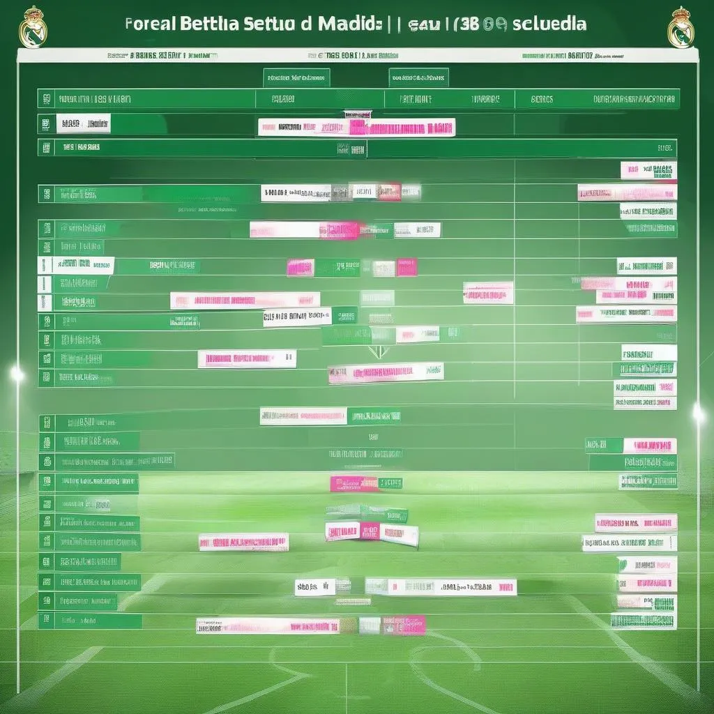 Lịch thi đấu Real Betis vs Real Madrid