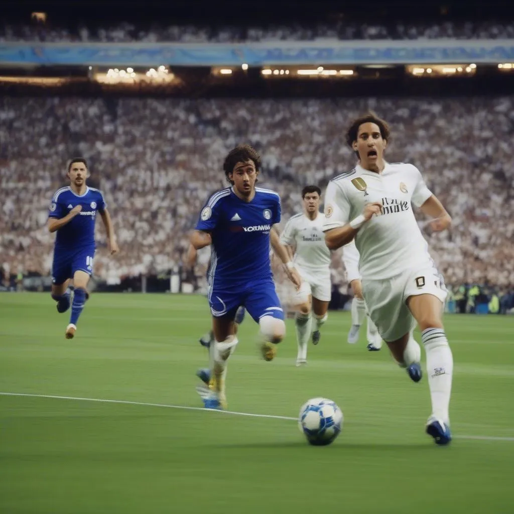 Real Madrid và Chelsea trong trận đấu lượt về