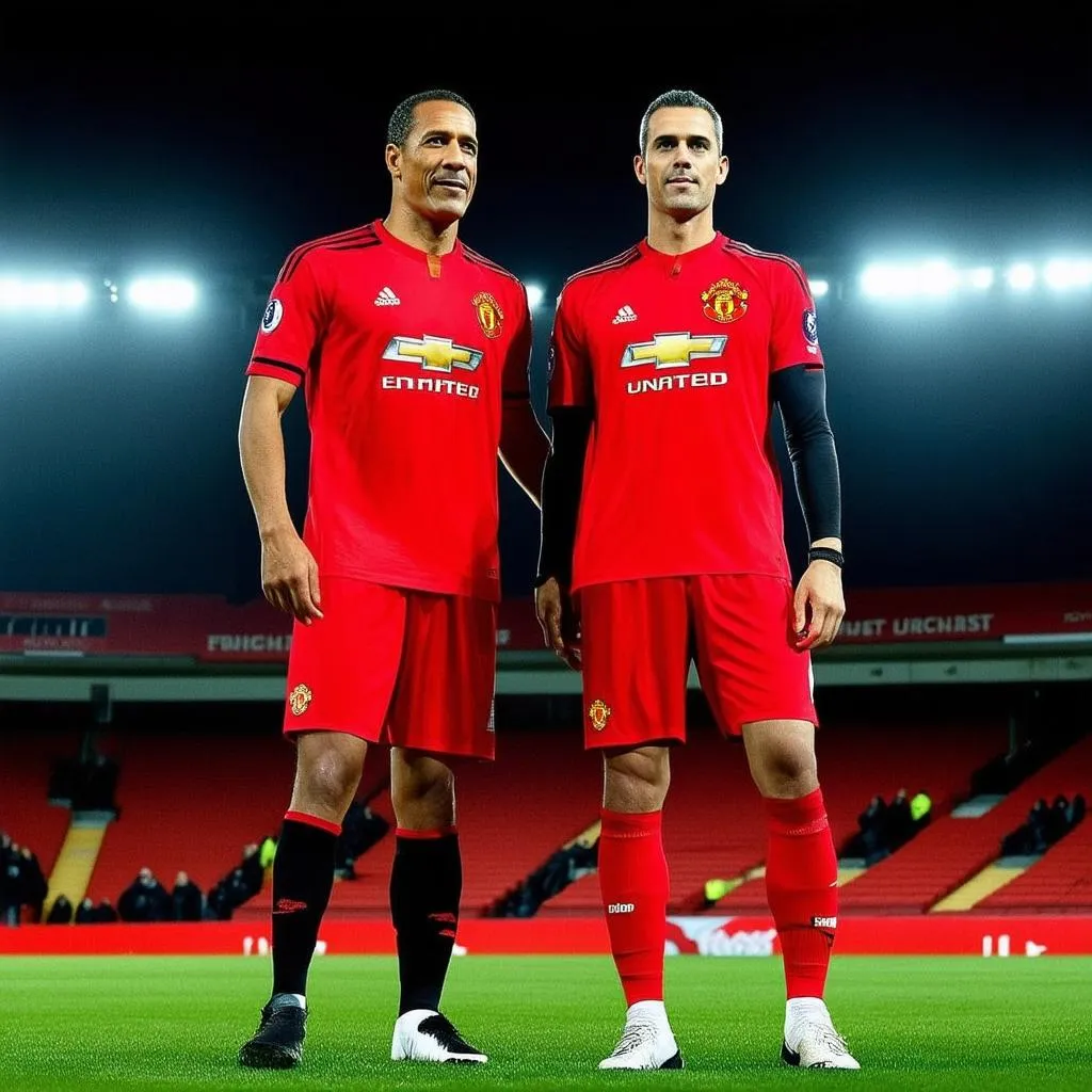 Rio Ferdinand và Nemanja Vidić Fo4