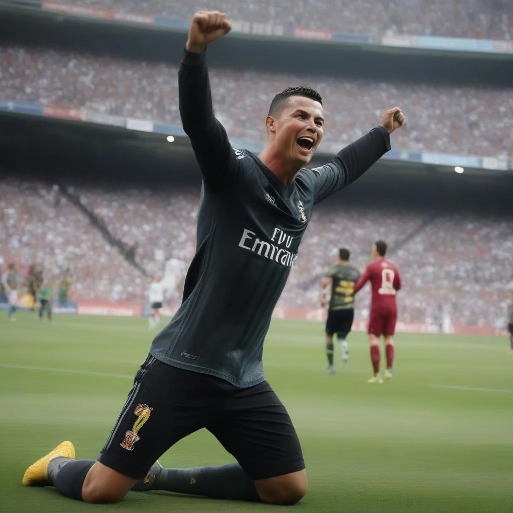 ronaldo hat-trick la liga