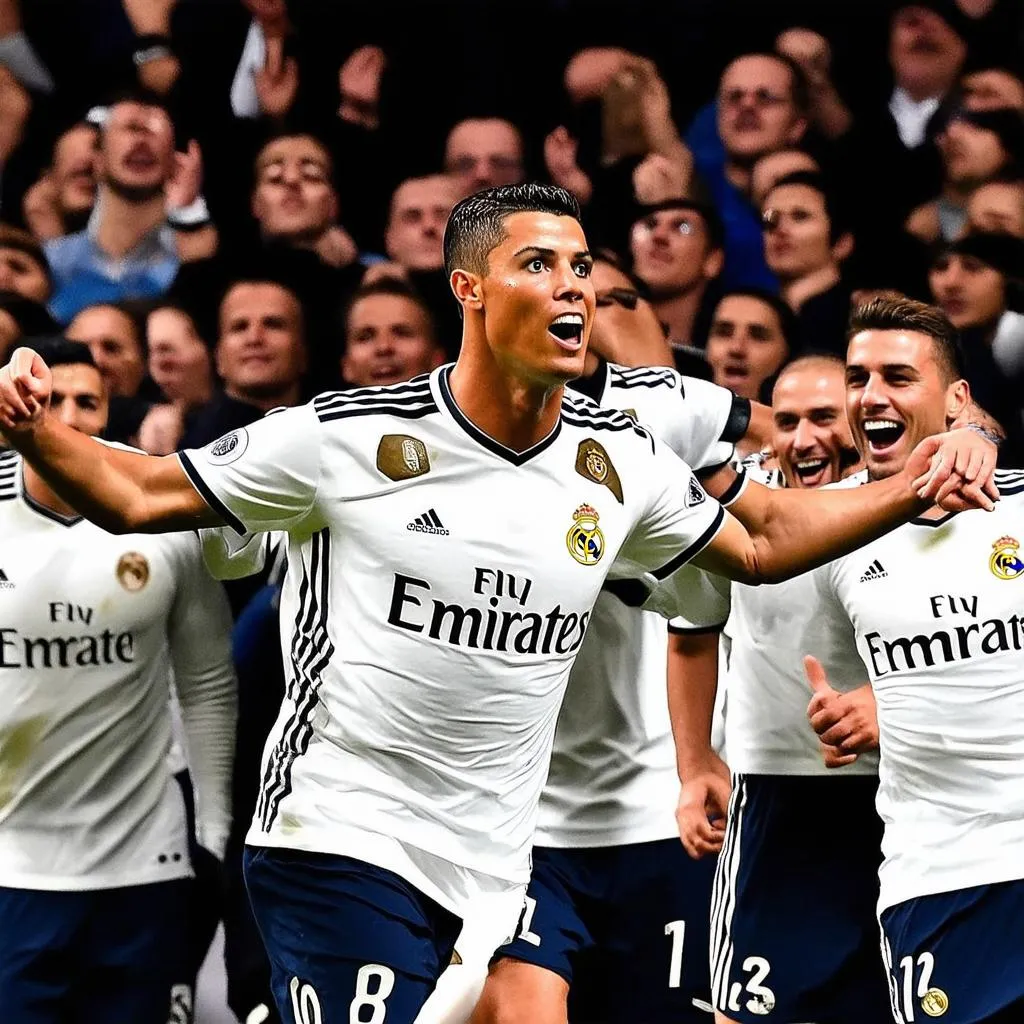 Cristiano Ronaldo cùng Real Madrid