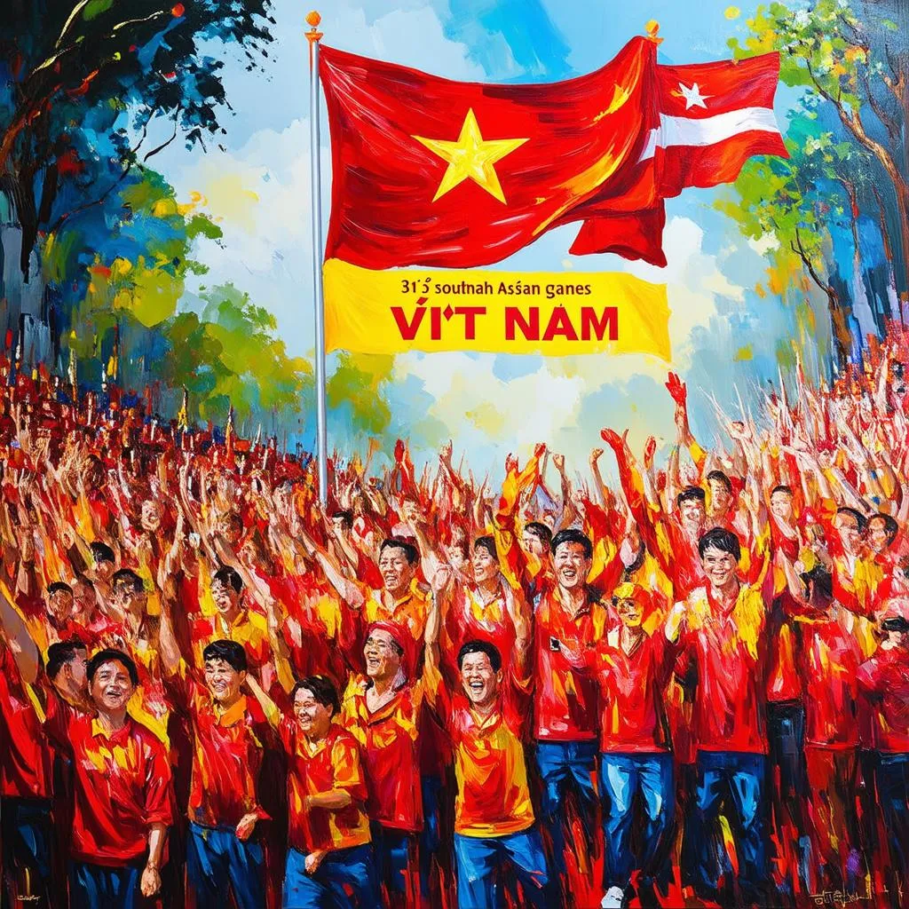 Cổ vũ Việt Nam tại Seagames 31